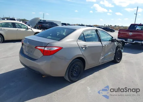 2014 Toyota Corolla L z USA, uszkodzony, nr VIN 2T1BURHE3EC113195
